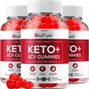 (3 Pack) Bio Fuel Keto ACV Gummies - Advanced Formula BioFuel Keto Plus ACV Gummies Apple Cider Vinegar Bio Fuel ACV, Weight Management Gummies Suplemento dietético Comentarios Hombre Mujeres (180 Gummies)