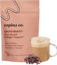 Copina Co. Cacao Beauty Vegan Collagen Booster Drink Blend: Plant-Based Collagen Support Smoothie Drink Vegan Creamy Blend ← Cacao Flavor ← 1 Bag - 25 Servings per Bag