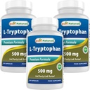 Mejores Naturales L-Tryptophan 500 mg 120 Capsules (120 Conde (Pack of 3))