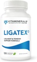 Vitaminerals® 18 Ligatex Plus TENIDO Ligament " Tendon Support* TENIDO Collagen I (Halalal) TEN Turmeric TEN Manganese TEN 120 Veggie Caps