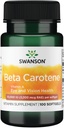 Swanson Beta-Caroteno (Vitamin A) Skin Eye Immune System Health Antioxidant Support 10000 Iu (3000 mcg) 100 Softgels
