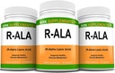 3 Botellas R-ALA R-Alpha Lipoic Acid 200mg 270 cápsulas totales