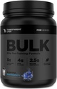 Laboratorios Transparentes Bulk Negro Pre Workout - Clínicamente Dosificado, Naturalmente Sweetened Preworkout para Hombres y Mujeres con Beta Alanine Powder, Citrulline Malate, " Caffeine- 30 Servings, Blue Raspberry