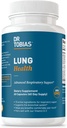 Dr. Tobias Lung Health Supplement with Vitamin C, Butterbur, Quercetin & Bromelain, Advanced Lung Cleanse Detox Formula for Bronchial &amp; Respiratory System, Non-GMO, 60 Capsules, 60 Servings