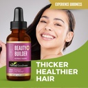 Herbal Goodness Beauty Builder 1oz - Collagen for Women with Biotin & Hyaluronic Acid - Hair Growth, Skin Hydration, Nail Support, Anti-Aging Beauty Booster - Includes Marigold & Guava Leaf