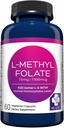 MD Life L-Methylfolate 7.5 mg Suplemento - Professional-Grade Active L Methylfolate Suplemento - 60 cápsulas - L-Methylfolate 7.5mg - Maximum Potency MTHFR W/Essential Amino Acids