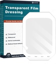 Transparent Film Dressing 6'' x 8''', 20 Packs A prueba de agua Bandage Patches adhesivos, Parches de la cubierta de la herida para la ducha quirúrgica posterior, IV Shield, Tatuaje Bandage