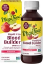 MegaFood Blood Builder Suplemento de Hierro Líquido para Mujeres, Hombres &amp; Niños, clínicamente indicado para aumentar los niveles de hierro sin estreñimiento, Vegan, 7.7 Fl Oz (23 Servimientos)