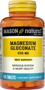 Masón Gluconato de Magnesio Natural 550mg Tablas 100 Prevenir Mareos, Debilidad muscular