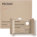 ProMix Nutrition Protein Puff Bares - Coconut - Marshmallow Crispy Treat - Great Tasting &amp; Healthy On The Go Snack - High Protein & Low Calorie - Gratis De Gluten, Soy, &amp; Corn - 12 Bares