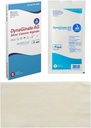 Dynarex DynaGinate AG Plata Calcio Alginate Dressings - 4"x8", Calcio Alginate Wound Dressing with Silver Ions, 1 Caso de 50 DynaGinate AG Dressings - 4"x8" - 1 Caja de 5