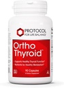 Protocol Ortho Thyroid - Supports Healthy Thyroid Function* - with Ashwagandha, Zinc & Selenium - Non-GMO & Kosher - 90 Veg Capsules