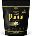 Ambrosia Planta - Premium Plant-Based Protein ¦ Vegan & Keto Friendly ¦ Gourmet Flavors with No Bloating or Stomach Upset TEN Gluten &amp; Soy Free TEN No Añadido Sugar TEN 14 Servings TEN (Vanilla)