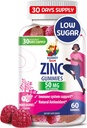 Zinc Gummies for Adults - Zinc Chewable Gummy for Immune Support - Powerful Natural Antioxidant Non-GMO Supplement for Children Hombre Adultos