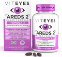 Viteyes AREDS 2 + Omega-3 Soporte Macular Softgels, Plus Triple Fuerza Omega-3 (650 mg EPA, 350 mg DHA) para Salud del Corazón y Salud Ocular, Vitaminas Oculares, Suplemento Visión, 270 Softgels