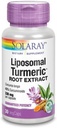 Solaray Garantizado Potency Liposomal Turmeric Extracto No GMO, Veg Cap (Btl-Plastic) 330mg Silencio 30ct