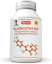 ANDREW LESSMAN Quercetin 500mg - 30 Capsules - 500 mg Complejo Único de fosfolípidos de quercetina, Fórmula altamente absorbible para apoyar el corazón sano, la función circulatoria e inmunitaria. Sin aditivos.