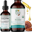 Reishi Tincture - Nervous &amp; Immune System Support, Respiratory System, Cardiovascular " Metabolic Health, Focus " Calm Mind, Herbal Supplement - 2 Fl Oz