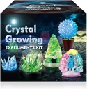UNGLINGA Crystal Growing Experiment Science Kits for Kids, S.T.E.M Proyectos Learning Educational Toys Gifts Idea for Boys Girls, Grow 5 Vibrant Crystal Making Kit