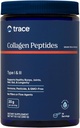 Trace Minerals Collagen Peptides - Hueso sano &amp; Soporte Conjunto - Colagen Suplemento Ayudas Cabello fuerte, uñas &amp; piel - Powder Suplementos Apoyo Gut Health - Unflavored, 286g (14 Servimientos)