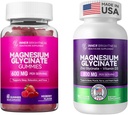 Magnesio Glycinate vidasGummies for Adults, Sleep, Relax & Focus, Mixed Berry Flavor " Capsules with Zinc " Vitamin D3 for Sleep Support