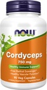 AHORA Suplementos de alimentos, Cordyceps (Cordyceps sinensis)750 mg, Apoyo saludable de inmunos*, 90 cápsulas de verduras
