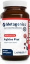 Metagenics Arginine Plus - 1.5 g L-Arginina - Apoya el flujo de sangre y la salud cardíaca* - 665 mcg DFE Folate (como Calcio L-5-Metiltetrahidrofolate) - No GMO, Vegetariano &amp; Gluten-Free - 120 Conde