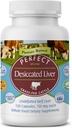 Perfect Supplements – Desiccated Beef Liver Capsules Grass Fed Supplement -Natural Source of Protein, Iron, Vitamins A & B- Boosts Energy and Immunity - No Chemicals No Dairy and Hormone Free