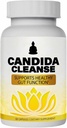 Candida Cleanse - Gut & Colon Support, Advanced Probiotic & Herbal Formula, Natural Herbal Formula, Oregano Leaf, Wormwood, Black Walnut, Caprylic Acid-1 for Men &amp; Women, 60 cápsulas