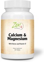 Suplementos Zen - Hi Potency Calcium &amp; Magnesium con D3 " Boron para la absorción mejorada, soporta la salud ósea " Densidad 250-Tabs