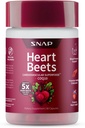 Complementos Beta de Corazón Capsules con CoQ10, Suplemento de Soporte Cardiovascular para Hombres &amp; Mujeres, Superalimentos Hecho con 5X Más Beets, Salud del Corazón, Circulación &amp; Apoyo Colesteral, 60 Capsules