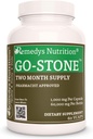 Nutrición de Remedy Go StoneTM Kidney & Gallbladder Ø 1000 mg, 60 cápsulas veganas suplemento dietético de hierbas