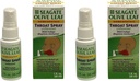 Seagate Productos Homeopático Oliva Leaf Throat Spray 1 onza Unflavored 2pack