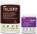 RSP NUTRITION Vegan AminoLean Pre Workout Energy (Acai 25 Servings) con TrueFit Protein Powder (Chocolate 2 LB)
