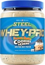 Suplementos de acero Whey-Pro tóxico Whey Protein Powder para Hombres y Mujeres Silenciosos Manteca de maní Cookies " Crema Silencioso 25 Serviciones (1.82lbs) Silencio BCAA Aminoácidos Silenciosos Aminoácidos esenciales Silenciosos Gluten Libre Silencio Bajo Carb