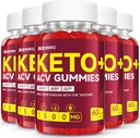 Keto ACV Gummies - 1500mg Apple Sider Vinegar con Madre - Vegan, No GMO, Orgánica Apple Cider Vinegar Gummies para Mujer Hombre, Detox &amp; Cleanse, 5 Pack