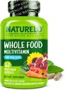 NATURELO Adolescente Multivitamina - Multivitamina entera de alimentos para niños adolescentes - Suplemento de minerales para niños activos - con extractos vegetales - No GMO - Vegan &amp; Vegetariano - 60 cápsulas