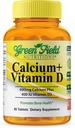 Greenfield Nutritions Halal Calcium Tablets with Vitamin D3 - Halal Calcium 600mg with Vitamin D3 400IU - 90 Halal Vitaminas Calcium Tablets for Women and Men, Supports Bone Teeth and Immune Health