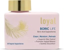 Boric Life - Boric Acid Vaginal Suppositories - 600mg - Supports Odor Control - Promotes Vaginal Balance - Soothes Discomfort - Made in USA - 30 Count