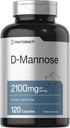 Horbäach D-Mannose TENIDO 2100mg ANTE 120 cápsulas TENIDO Potency más alta ANTE NO GMO &amp; Gluten Free Supplement