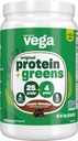 Vega Protein y Verdes Protein Powder, Chocolate - 20g Planta Basada Protein Plus Veggies, Vegan, No GMO, Pea Protein para Mujeres y Hombres, 1.3 libras
