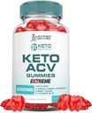Laboratorios Justificados Keto Genesis Keto ACV Gummies Extreme 2000MG Keto Genesis Keto Gummies Advanced Formula Apple Cider Vinegar with Pomegranate Beet Juice Powder B12 Vegan Non GMO 60 Gummys