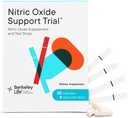 Berkeley Life Professional - Nitric Oxide Booster &amp; Test Strips - 20 Day Capsules y 4 Test Strips - Trial Pack