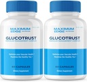 rize labs - Glucotrust Supplement Capsules, Advanced Balance Max Formula Complex Blend Edge (120 cápsulas)
