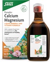 Floradix Calcio Magnesio Mineral líquido &amp; Vitamina Fórmula - Suplemento de soporte de huesos con calcio, magnesio, vitamina D " Zinc - Vegetariano " No GMO - 16.9 fl oz