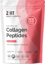 Péptidos Péptidos de Zint Collagen Polvo (32 oz) Silencio Grass-Fed, Hidrolyzed Tipo I & III Silenciosos La piel, el pelo, las articulaciones " Gut Health  durable Rich in Key Amino Acids ← Paleo-Friendly, Keto, Non-GMO, Unflavored
