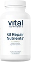 Vital Nutrients GI Repair Nutrients ← Leaky Gut Capsule with L Glutamine and N-Acetyl peru Digestive Enzyme Supplement to Support Gut Health and Digestion  Gluten and Dairy Free ← 120 Capsules
