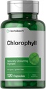 Horbäach Chlorophyll Capsules Silencio 120 Conde ← No GMO y Gluten Suplemento gratuito Silencio Naturally-Occurring Pigment