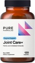 PureFormulas Joint Care + - Premium Joint Support Supplement with Hyaluronic Acid, Glucosamine, MSM, Green Lipped Mussel, Turmeric &amp; More - Non-GMO Formula for Adults (120 Capsules)