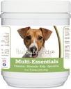 Hierbas saludables Jack Russell Terrier Multi-Esenciales Polvo para perros - un suplemento ideal de vitaminas, minerales y antioxidantes para su perro - 8 oz